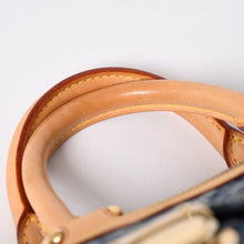 Load the image into the gallery viewer. 新品同様 LOUIS VUITTON ルイヴィトン ネオスピーディ ハンドバッグ M95019 モノグラム デニム インディゴブルー ゴールド金具 中古 4a006512