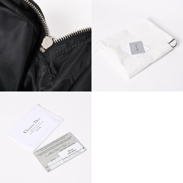 極美品 Christian Dior クリスチャンディオール ラブリー ハンドバッグ 02-BO-0097 トロッター ブラック ガリアーノ期 中古 4a006210