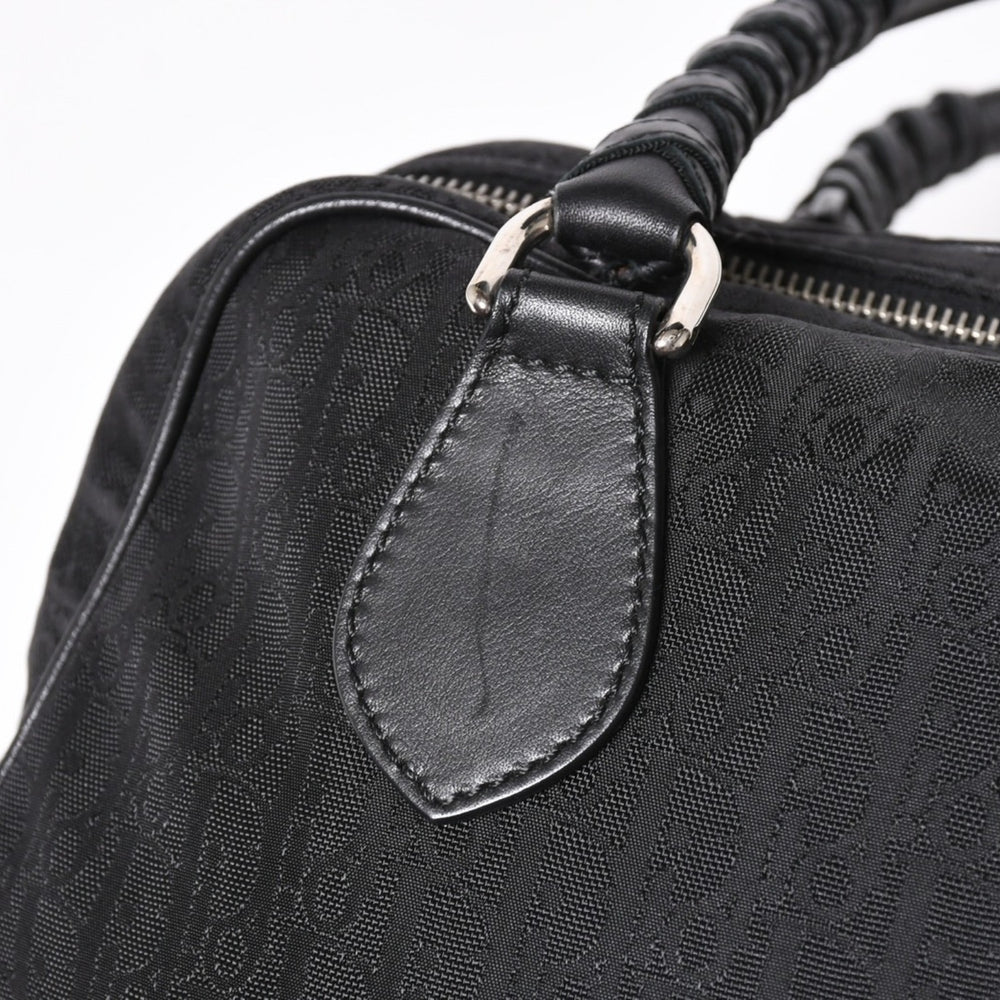 極美品 Christian Dior クリスチャンディオール ラブリー ハンドバッグ 02-BO-0097 トロッター ブラック ガリアーノ期 中古 4a006210