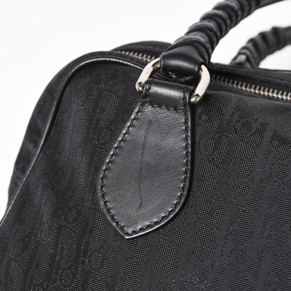 極美品 Christian Dior クリスチャンディオール ラブリー ハンドバッグ 02-BO-0097 トロッター ブラック ガリアーノ期 中古 4a006210