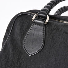 Load the image into the gallery viewer. 極美品 Christian Dior クリスチャンディオール ラブリー ハンドバッグ 02-BO-0097 トロッター ブラック ガリアーノ期 中古 4a006210