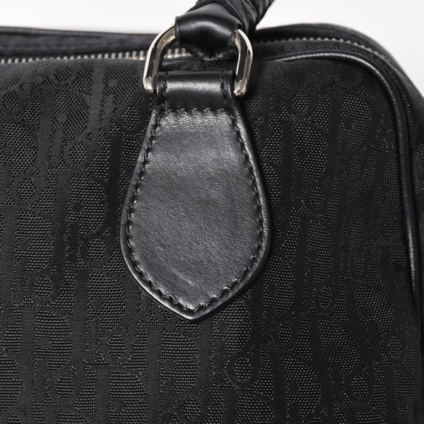 極美品 Christian Dior クリスチャンディオール ラブリー ハンドバッグ 02-BO-0097 トロッター ブラック ガリアーノ期 中古 4a006210