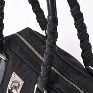 極美品 Christian Dior クリスチャンディオール ラブリー ハンドバッグ 02-BO-0097 トロッター ブラック ガリアーノ期 中古 4a006210