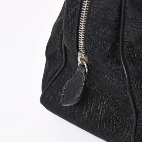 極美品 Christian Dior クリスチャンディオール ラブリー ハンドバッグ 02-BO-0097 トロッター ブラック ガリアーノ期 中古 4a006210