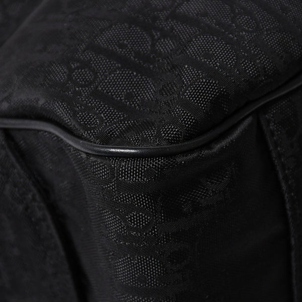極美品 Christian Dior クリスチャンディオール ラブリー ハンドバッグ 02-BO-0097 トロッター ブラック ガリアーノ期 中古 4a006210