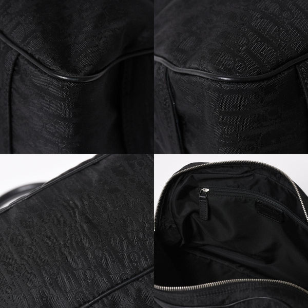 極美品 Christian Dior クリスチャンディオール ラブリー ハンドバッグ 02-BO-0097 トロッター ブラック ガリアーノ期 中古 4a006210