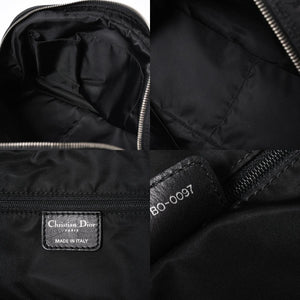 極美品 Christian Dior クリスチャンディオール ラブリー ハンドバッグ 02-BO-0097 トロッター ブラック ガリアーノ期 中古 4a006210