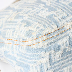 FENDI Mamma Bucket Shoulder Bag Mamma Bucket 2370-8BR003-TZH-068 Light Blue White Silver Hardware Good Condition Used 4a006236