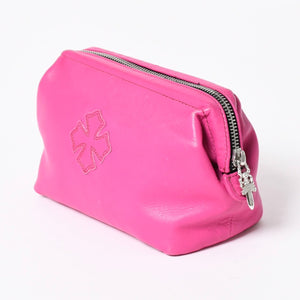 CHROME HEARTS クロムハーツ COSMETIC POUCH コスメティック ポーチ CHプラスパッチ 1パッチ ダガー シルバー925 美品 中古 4a006262