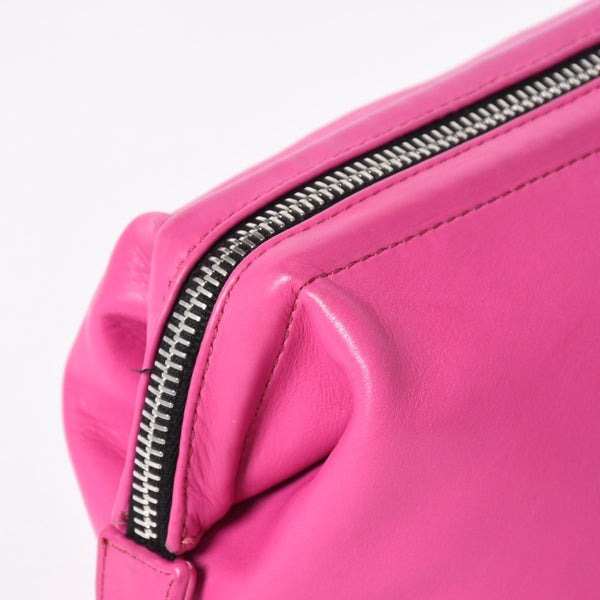 CHROME HEARTS クロムハーツ COSMETIC POUCH コスメティック ポーチ CHプラスパッチ 1パッチ ダガー シルバー925 美品 中古 4a006262