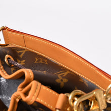 Load the image into the gallery viewer. 極美品 LOUIS VUITTON ルイヴィトン ノエ カーゴ バケットバッグ ショルダーバッグ M14017 ブラウン ゴールド金具 中古 4a006240