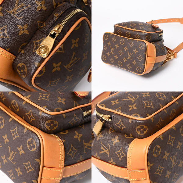 極美品 LOUIS VUITTON ルイヴィトン ノエ カーゴ バケットバッグ ショルダーバッグ M14017 ブラウン ゴールド金具 中古 4a006240