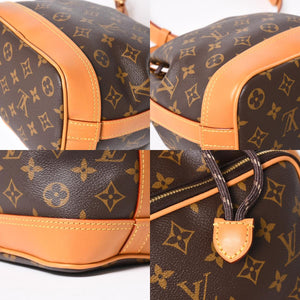 極美品 LOUIS VUITTON ルイヴィトン ノエ カーゴ バケットバッグ ショルダーバッグ M14017 ブラウン ゴールド金具 中古 4a006240