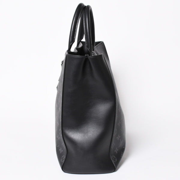 極美品 LOUIS VUITTON ルイヴィトン グラン サック トートバッグ M44733 モノグラムエクリプス ブラック シルバー金具 中古 4a006217
