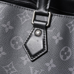 極美品 LOUIS VUITTON ルイヴィトン グラン サック トートバッグ M44733 モノグラムエクリプス ブラック シルバー金具 中古 4a006217