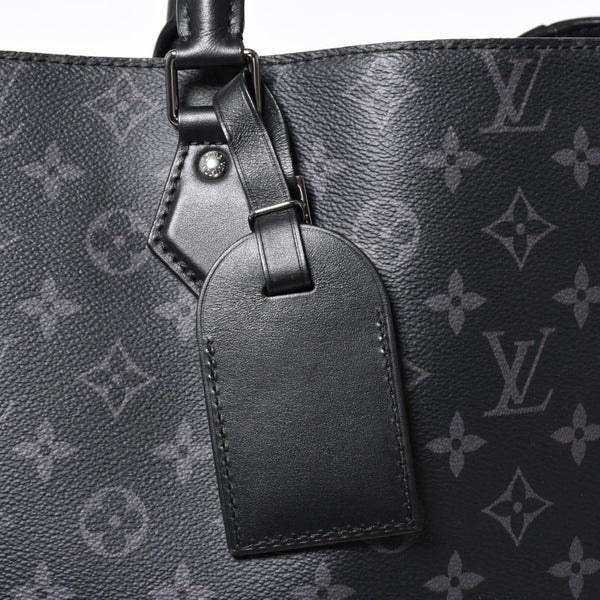 極美品 LOUIS VUITTON ルイヴィトン グラン サック トートバッグ M44733 モノグラムエクリプス ブラック シルバー金具 中古 4a006217