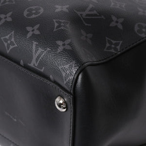 極美品 LOUIS VUITTON ルイヴィトン グラン サック トートバッグ M44733 モノグラムエクリプス ブラック シルバー金具 中古 4a006217