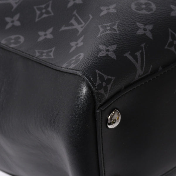 極美品 LOUIS VUITTON ルイヴィトン グラン サック トートバッグ M44733 モノグラムエクリプス ブラック シルバー金具 中古 4a006217