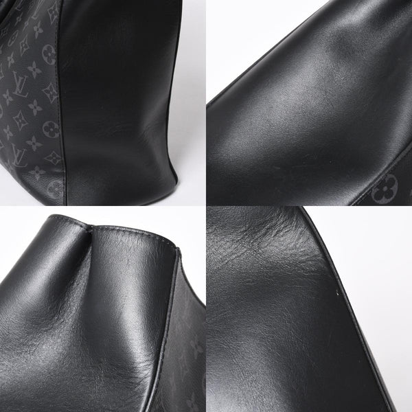 極美品 LOUIS VUITTON ルイヴィトン グラン サック トートバッグ M44733 モノグラムエクリプス ブラック シルバー金具 中古 4a006217