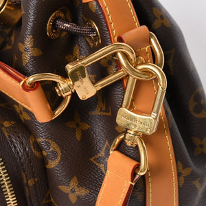 極美品 LOUIS VUITTON ルイヴィトン ノエ カーゴ バケットバッグ ショルダーバッグ M14017 ブラウン ゴールド金具 中古 4a006240