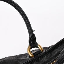Load the image into the gallery viewer. 新品同様 LOUIS VUITTON ルイヴィトン ハンドバッグ モノグラムデニム ネオカヴィGM M95352 ブラック レザー 2way仕様 ゴールド金具 中古 4a006255
