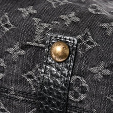 Load the image into the gallery viewer. 新品同様 LOUIS VUITTON ルイヴィトン ハンドバッグ モノグラムデニム ネオカヴィGM M95352 ブラック レザー 2way仕様 ゴールド金具 中古 4a006255