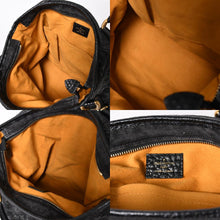 Load the image into the gallery viewer. 新品同様 LOUIS VUITTON ルイヴィトン ハンドバッグ モノグラムデニム ネオカヴィGM M95352 ブラック レザー 2way仕様 ゴールド金具 中古 4a006255