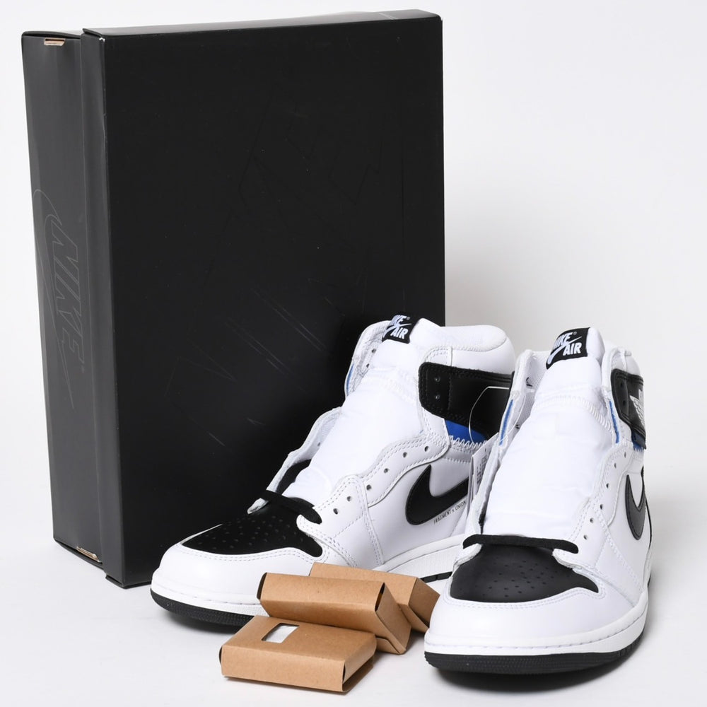 新品未使用品 NIKE AIR JORDAN 1 RETRO HI OG エアジョーダン 1 × UNION ユニオン × FRAGMENT DESIGN フラグメントデザイン サイズ10.0 中古 4a006243
