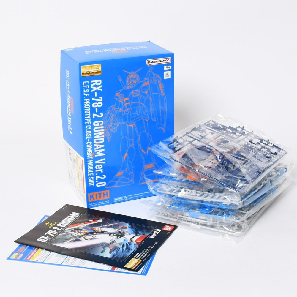 新品未使用 KITH × ガンダムプラモデル MG 1/100 RX-78-2 ガンダム Ver.20 5069776 バンダイナムコ ブルー オレンジ プラモデル 日本限定 中古 4a006378