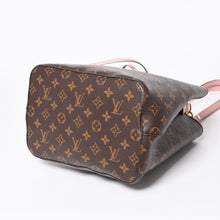 Load the image into the gallery viewer. 極美品 LOUIS VUITTON ルイヴィトン ネオノエMM ショルダーバッグ M44022 モノグラム ブラウン ピンク ゴールド金具 中古 4a006208