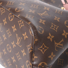 Load the image into the gallery viewer. 極美品 LOUIS VUITTON ルイヴィトン ネオノエMM ショルダーバッグ M44022 モノグラム ブラウン ピンク ゴールド金具 中古 4a006208