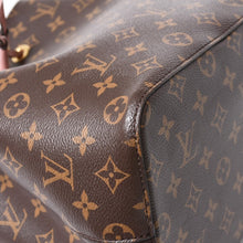 Load the image into the gallery viewer. 極美品 LOUIS VUITTON ルイヴィトン ネオノエMM ショルダーバッグ M44022 モノグラム ブラウン ピンク ゴールド金具 中古 4a006208