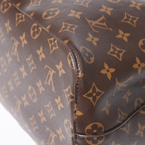 極美品 LOUIS VUITTON ルイヴィトン ネオノエMM ショルダーバッグ M44022 モノグラム ブラウン ピンク ゴールド金具 中古 4a006208