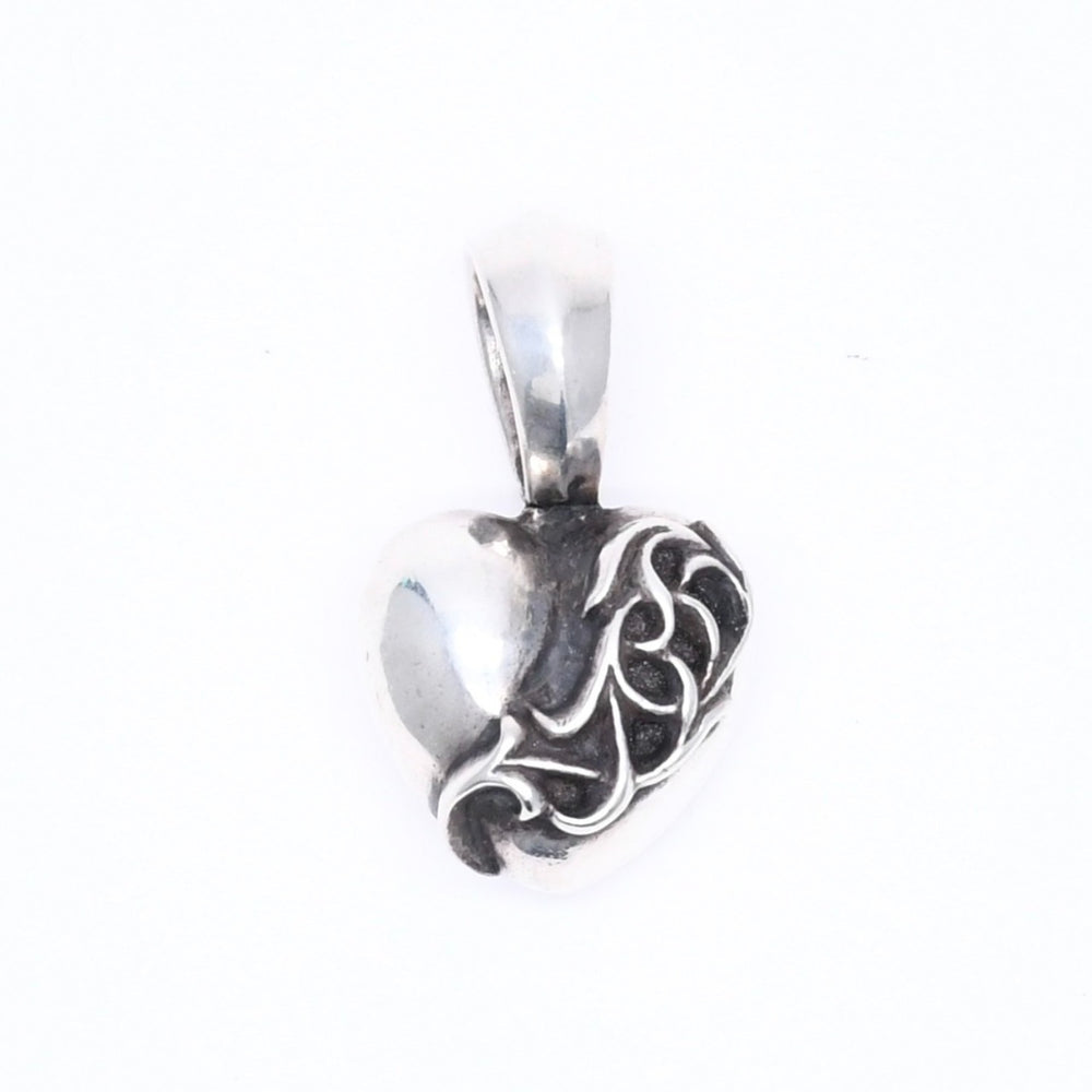極美品 CHROME HEARTS クロムハーツ HEART WITH JUMP RING ハート ウィズ ジャンプリング ペンダントトップ 重量約12.84 中古 4a006264