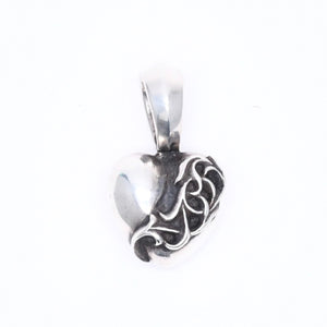 極美品 CHROME HEARTS クロムハーツ HEART WITH JUMP RING ハート ウィズ ジャンプリング ペンダントトップ 重量約12.84 中古 4a006264