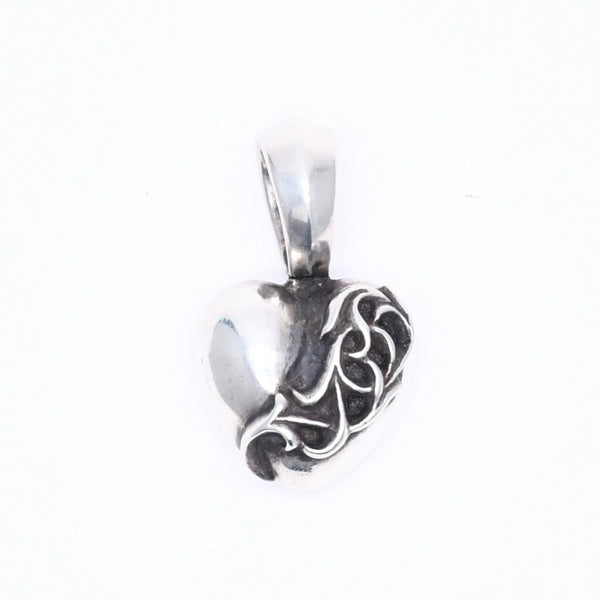極美品 CHROME HEARTS クロムハーツ HEART WITH JUMP RING ハート ウィズ ジャンプリング ペンダントトップ 重量約12.84 中古 4a006264