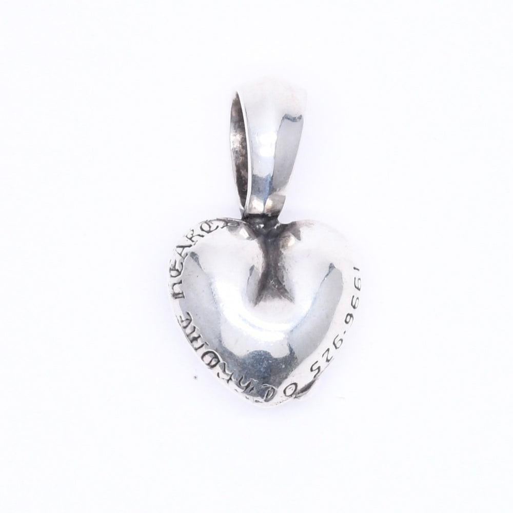 極美品 CHROME HEARTS クロムハーツ HEART WITH JUMP RING ハート ウィズ ジャンプリング ペンダントトップ 重量約12.84 中古 4a006264