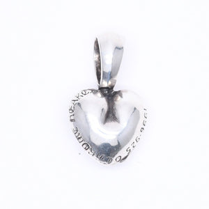 極美品 CHROME HEARTS クロムハーツ HEART WITH JUMP RING ハート ウィズ ジャンプリング ペンダントトップ 重量約12.84 中古 4a006264