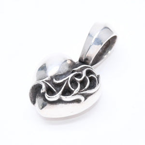 極美品 CHROME HEARTS クロムハーツ HEART WITH JUMP RING ハート ウィズ ジャンプリング ペンダントトップ 重量約12.84 中古 4a006264