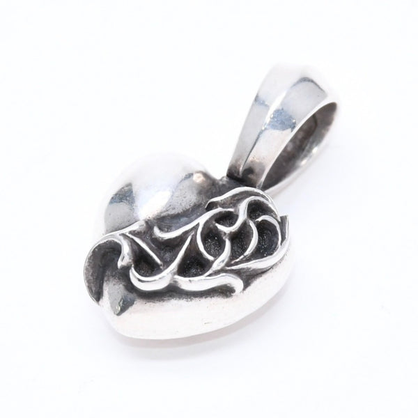 極美品 CHROME HEARTS クロムハーツ HEART WITH JUMP RING ハート ウィズ ジャンプリング ペンダントトップ 重量約12.84 中古 4a006264
