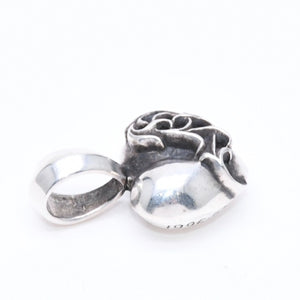 極美品 CHROME HEARTS クロムハーツ HEART WITH JUMP RING ハート ウィズ ジャンプリング ペンダントトップ 重量約12.84 中古 4a006264
