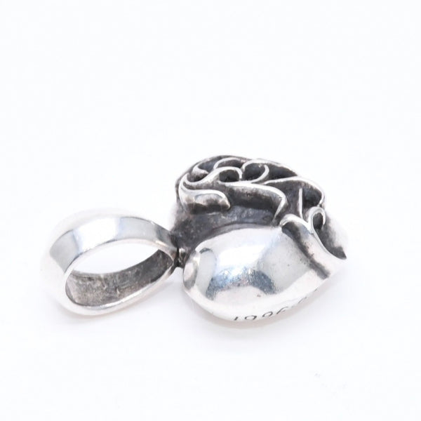 極美品 CHROME HEARTS クロムハーツ HEART WITH JUMP RING ハート ウィズ ジャンプリング ペンダントトップ 重量約12.84 中古 4a006264