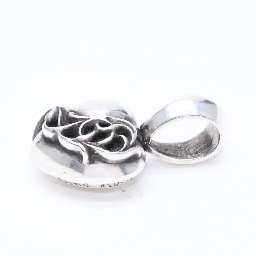 極美品 CHROME HEARTS クロムハーツ HEART WITH JUMP RING ハート ウィズ ジャンプリング ペンダントトップ 重量約12.84 中古 4a006264