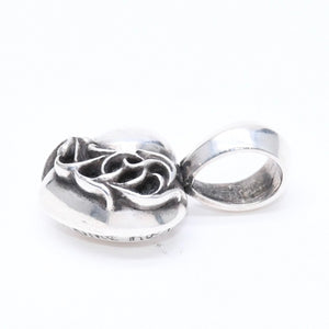 極美品 CHROME HEARTS クロムハーツ HEART WITH JUMP RING ハート ウィズ ジャンプリング ペンダントトップ 重量約12.84 中古 4a006264