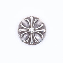 Load the image into the gallery viewer. 極美品 CHROME HEARTS クロムハーツ クロスボールボタン ヘアバンド用 コンチョ 重量約12.75g 2008/.925刻印 シルバー925 中古 4a006289