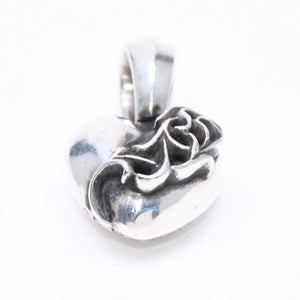 極美品 CHROME HEARTS クロムハーツ HEART WITH JUMP RING ハート ウィズ ジャンプリング ペンダントトップ 重量約12.84 中古 4a006264