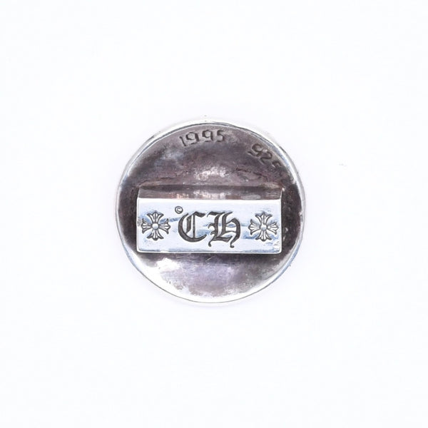 極美品 CHROME HEARTS クロムハーツ クロスボールボタン ヘアバンド用 コンチョ 重量約12.75g 2008/.925刻印 シルバー925 中古 4a006289