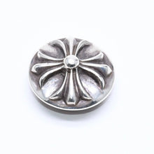 Load the image into the gallery viewer. 極美品 CHROME HEARTS クロムハーツ クロスボールボタン ヘアバンド用 コンチョ 重量約12.75g 2008/.925刻印 シルバー925 中古 4a006289