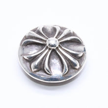 Load the image into the gallery viewer. 極美品 CHROME HEARTS クロムハーツ クロスボールボタン ヘアバンド用 コンチョ 重量約12.75g 2008/.925刻印 シルバー925 中古 4a006289