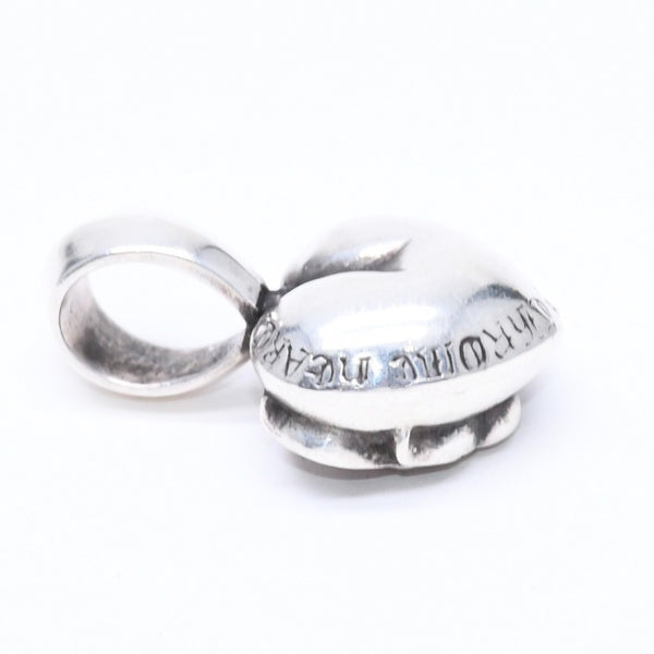 極美品 CHROME HEARTS クロムハーツ HEART WITH JUMP RING ハート ウィズ ジャンプリング ペンダントトップ 重量約12.84 中古 4a006264